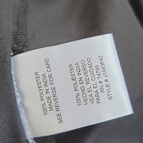 Patrons Of Peace Floral Baby Doll Dress Sz L Tassel Tie In Back - Picture 9 of 10